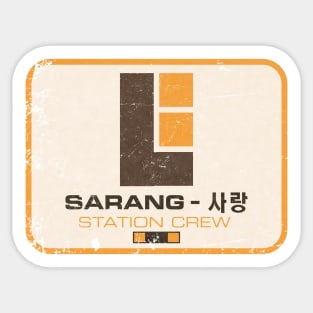 Sarang Station - distressed Sticker